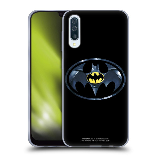The Flash 2023 Graphics Black Batman Logo Soft Gel Case for Samsung Galaxy A50/A30s (2019)