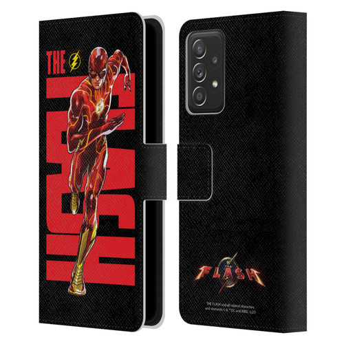 The Flash 2023 Graphics Barry Allen Leather Book Wallet Case Cover For Samsung Galaxy A52 / A52s / 5G (2021)