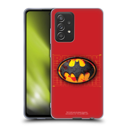 The Flash 2023 Graphics Batman Logo Soft Gel Case for Samsung Galaxy A52 / A52s / 5G (2021)