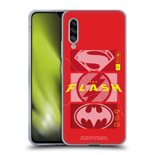 The Flash 2023 Graphics Superhero Logos Soft Gel Case for Samsung Galaxy A90 5G (2019)