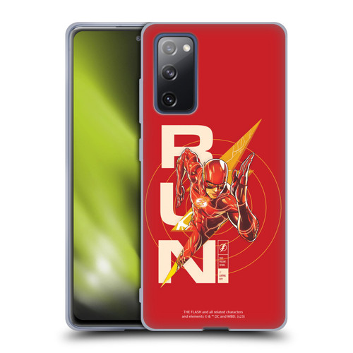 The Flash 2023 Graphics Barry Allen Run Soft Gel Case for Samsung Galaxy S20 FE / 5G