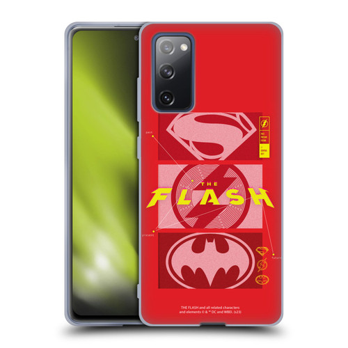 The Flash 2023 Graphics Superhero Logos Soft Gel Case for Samsung Galaxy S20 FE / 5G