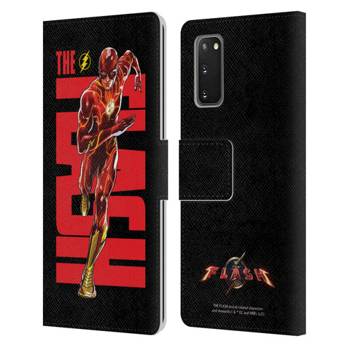 The Flash 2023 Graphics Barry Allen Leather Book Wallet Case Cover For Samsung Galaxy S20 / S20 5G