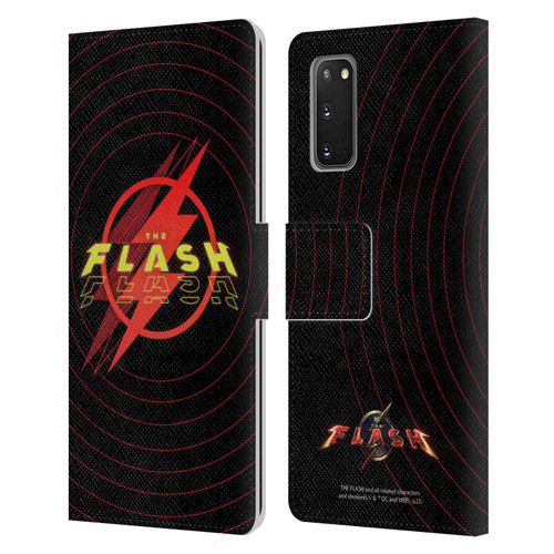 The Flash 2023 Graphics Logo Leather Book Wallet Case Cover For Samsung Galaxy S20 / S20 5G