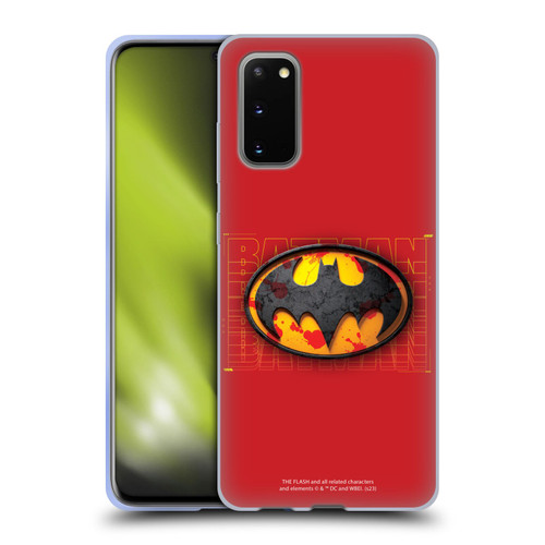 The Flash 2023 Graphics Batman Logo Soft Gel Case for Samsung Galaxy S20 / S20 5G
