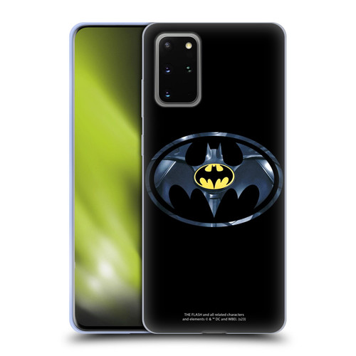 The Flash 2023 Graphics Black Batman Logo Soft Gel Case for Samsung Galaxy S20+ / S20+ 5G