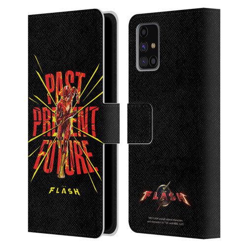 The Flash 2023 Graphics Speed Force Leather Book Wallet Case Cover For Samsung Galaxy M31s (2020)