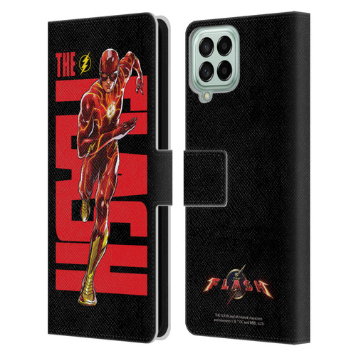 The Flash 2023 Graphics Barry Allen Leather Book Wallet Case Cover For Samsung Galaxy M33 (2022)