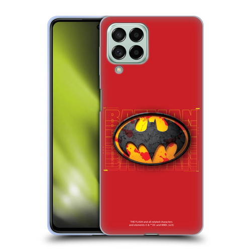 The Flash 2023 Graphics Batman Logo Soft Gel Case for Samsung Galaxy M53 (2022)