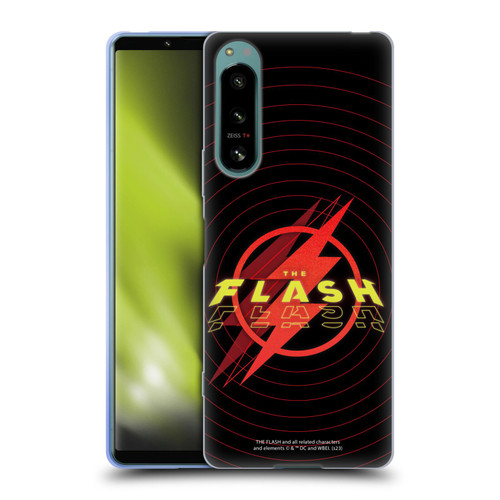 The Flash 2023 Graphics Logo Soft Gel Case for Sony Xperia 5 IV
