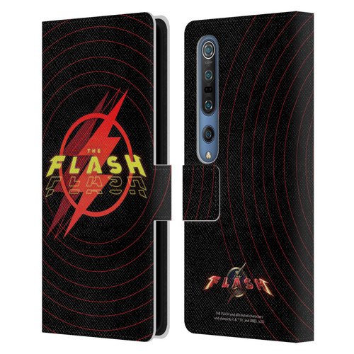 The Flash 2023 Graphics Logo Leather Book Wallet Case Cover For Xiaomi Mi 10 5G / Mi 10 Pro 5G