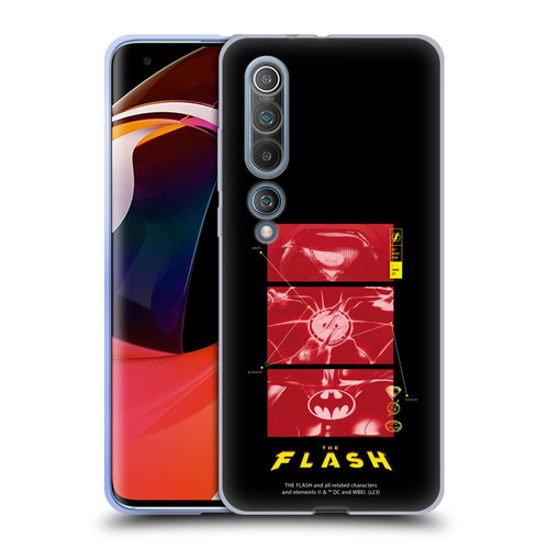 The Flash 2023 Graphics Suit Logos Soft Gel Case for Xiaomi Mi 10 5G / Mi 10 Pro 5G