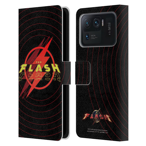 The Flash 2023 Graphics Logo Leather Book Wallet Case Cover For Xiaomi Mi 11 Ultra