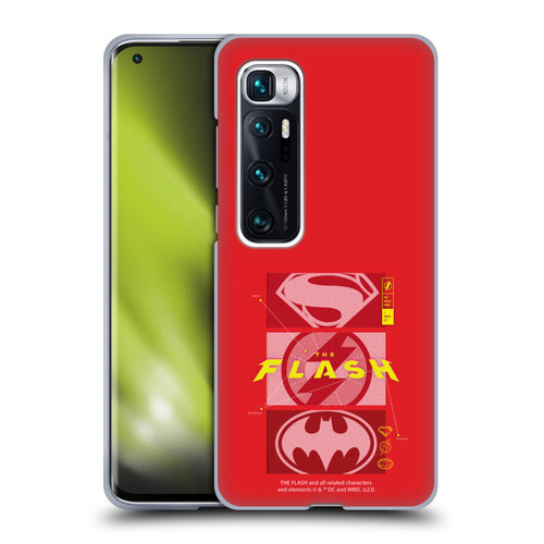 The Flash 2023 Graphics Superhero Logos Soft Gel Case for Xiaomi Mi 10 Ultra 5G