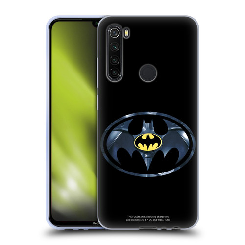The Flash 2023 Graphics Black Batman Logo Soft Gel Case for Xiaomi Redmi Note 8T