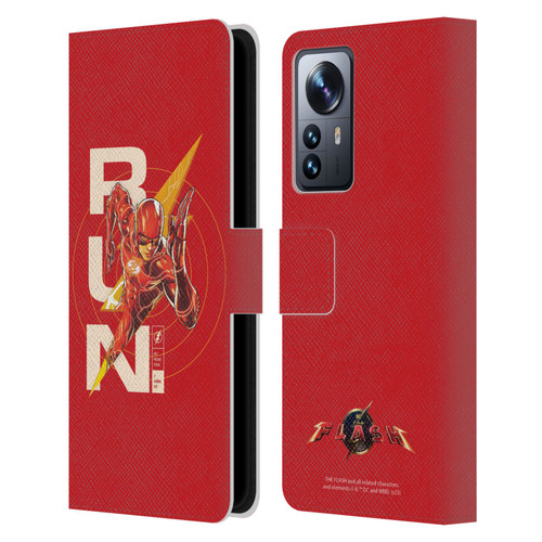 The Flash 2023 Graphics Barry Allen Run Leather Book Wallet Case Cover For Xiaomi 12 Pro