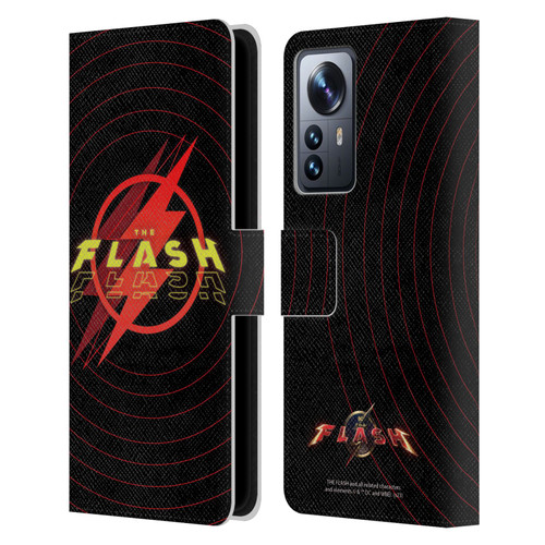 The Flash 2023 Graphics Logo Leather Book Wallet Case Cover For Xiaomi 12 Pro