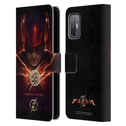 The Flash 2023 Poster Barry Allen Leather Book Wallet Case Cover For HTC Desire 21 Pro 5G