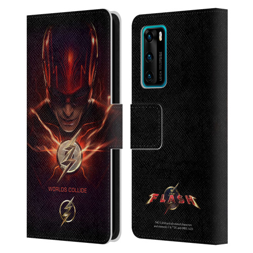 The Flash 2023 Poster Barry Allen Leather Book Wallet Case Cover For Huawei P40 5G