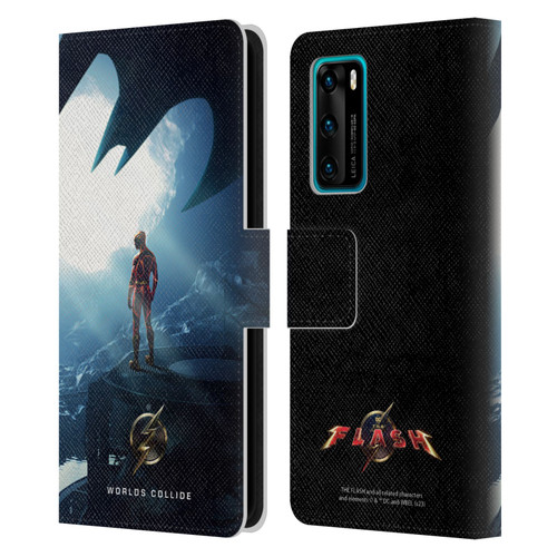The Flash 2023 Poster Key Art Leather Book Wallet Case Cover For Huawei P40 5G