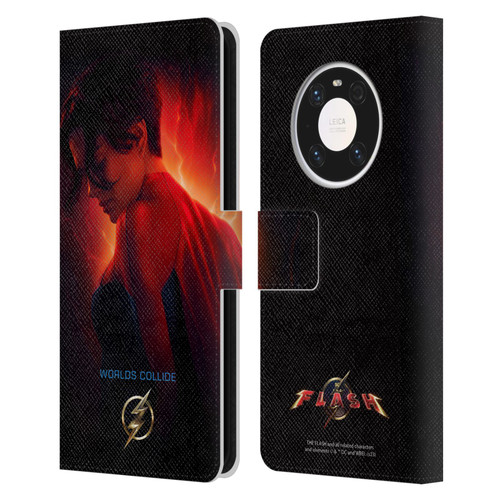 The Flash 2023 Poster Supergirl Leather Book Wallet Case Cover For Huawei Mate 40 Pro 5G