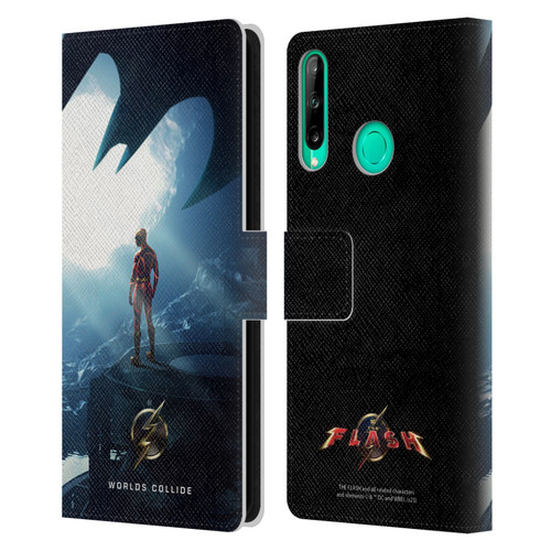 The Flash 2023 Poster Key Art Leather Book Wallet Case Cover For Huawei P40 lite E