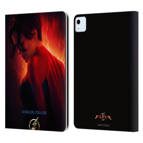 The Flash 2023 Poster Supergirl Leather Book Wallet Case Cover For Apple iPad Air 2020 / 2022