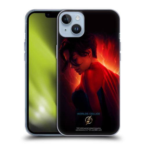 The Flash 2023 Poster Supergirl Soft Gel Case for Apple iPhone 14 Plus