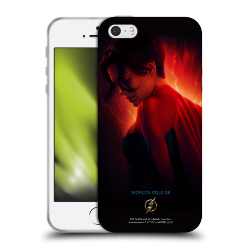 The Flash 2023 Poster Supergirl Soft Gel Case for Apple iPhone 5 / 5s / iPhone SE 2016