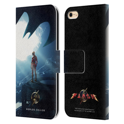 The Flash 2023 Poster Key Art Leather Book Wallet Case Cover For Apple iPhone 6 / iPhone 6s