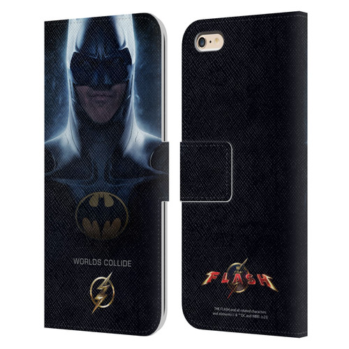 The Flash 2023 Poster Batman Leather Book Wallet Case Cover For Apple iPhone 6 Plus / iPhone 6s Plus