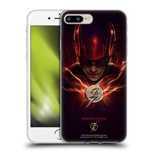 The Flash 2023 Poster Barry Allen Soft Gel Case for Apple iPhone 7 Plus / iPhone 8 Plus