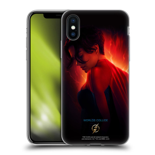 The Flash 2023 Poster Supergirl Soft Gel Case for Apple iPhone X / iPhone XS