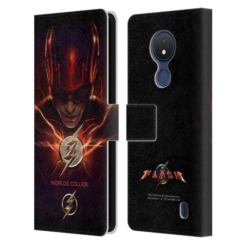 The Flash 2023 Poster Barry Allen Leather Book Wallet Case Cover For Nokia C21