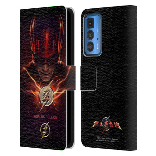 The Flash 2023 Poster Barry Allen Leather Book Wallet Case Cover For Motorola Edge (2022)