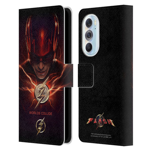 The Flash 2023 Poster Barry Allen Leather Book Wallet Case Cover For Motorola Edge X30