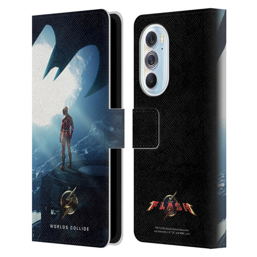 The Flash 2023 Poster Key Art Leather Book Wallet Case Cover For Motorola Edge X30