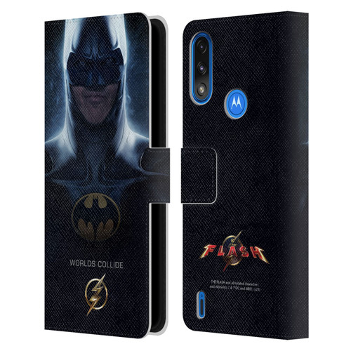 The Flash 2023 Poster Batman Leather Book Wallet Case Cover For Motorola Moto E7 Power / Moto E7i Power
