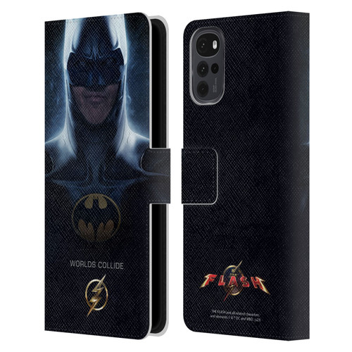 The Flash 2023 Poster Batman Leather Book Wallet Case Cover For Motorola Moto G22