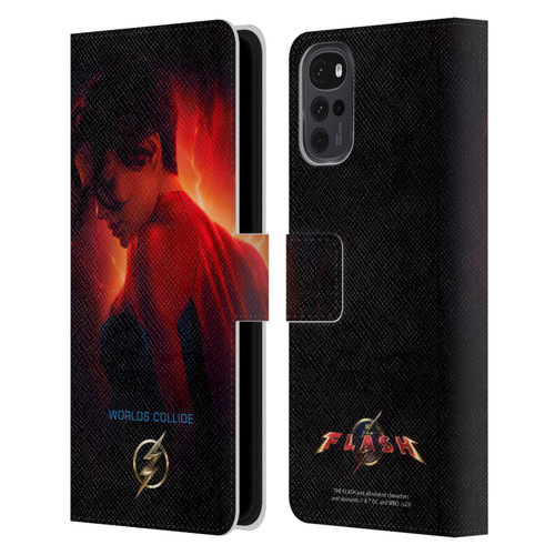 The Flash 2023 Poster Supergirl Leather Book Wallet Case Cover For Motorola Moto G22