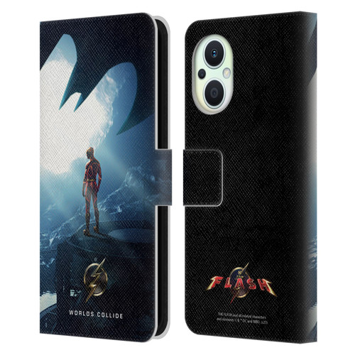 The Flash 2023 Poster Key Art Leather Book Wallet Case Cover For OPPO Reno8 Lite