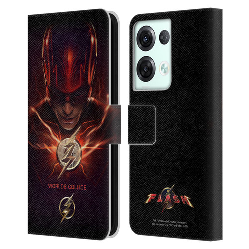 The Flash 2023 Poster Barry Allen Leather Book Wallet Case Cover For OPPO Reno8 Pro