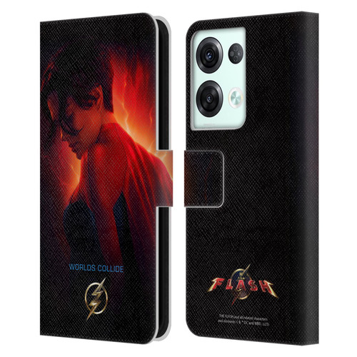 The Flash 2023 Poster Supergirl Leather Book Wallet Case Cover For OPPO Reno8 Pro