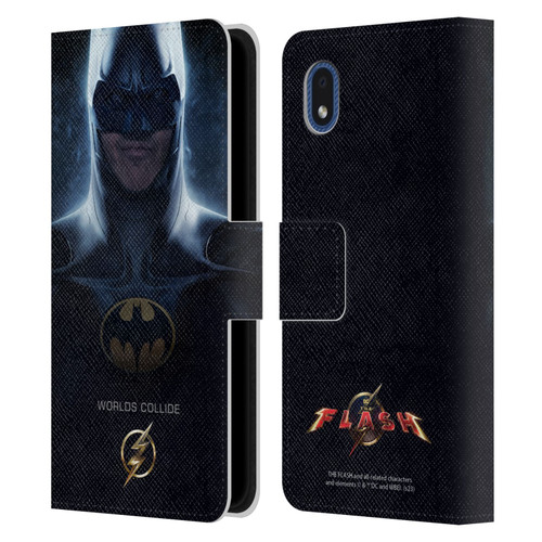 The Flash 2023 Poster Batman Leather Book Wallet Case Cover For Samsung Galaxy A01 Core (2020)
