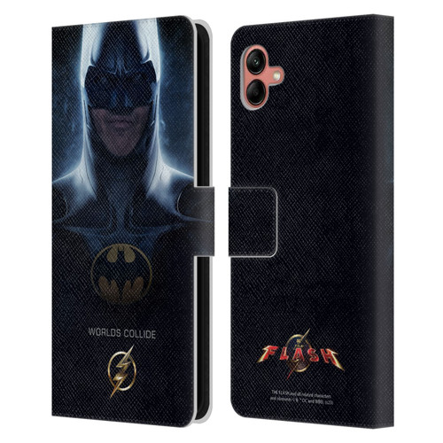 The Flash 2023 Poster Batman Leather Book Wallet Case Cover For Samsung Galaxy A04 (2022)
