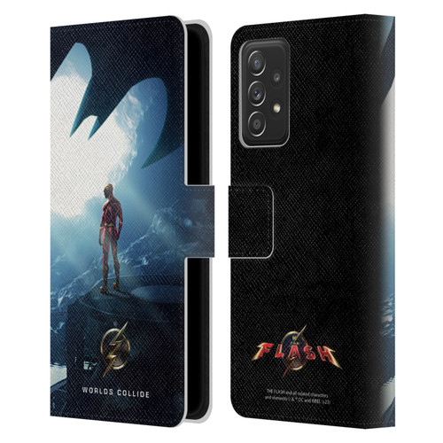 The Flash 2023 Poster Key Art Leather Book Wallet Case Cover For Samsung Galaxy A53 5G (2022)
