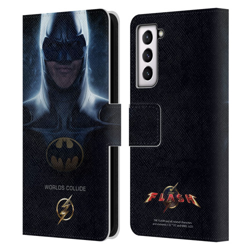 The Flash 2023 Poster Batman Leather Book Wallet Case Cover For Samsung Galaxy S21 5G
