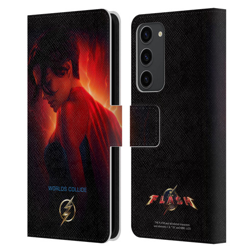 The Flash 2023 Poster Supergirl Leather Book Wallet Case Cover For Samsung Galaxy S23+ 5G