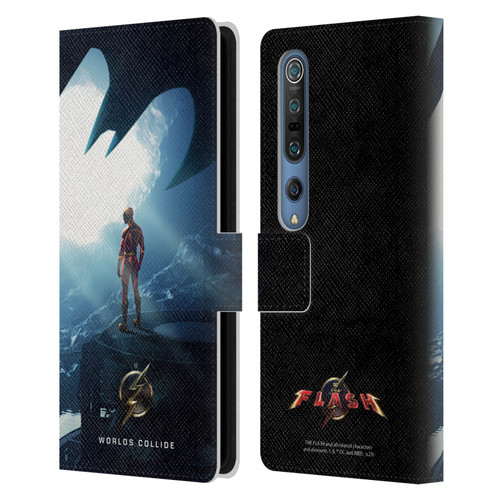 The Flash 2023 Poster Key Art Leather Book Wallet Case Cover For Xiaomi Mi 10 5G / Mi 10 Pro 5G