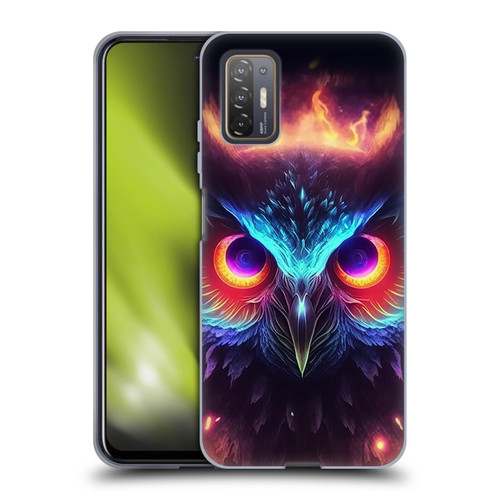 Wumples Cosmic Animals Owl Soft Gel Case for HTC Desire 21 Pro 5G